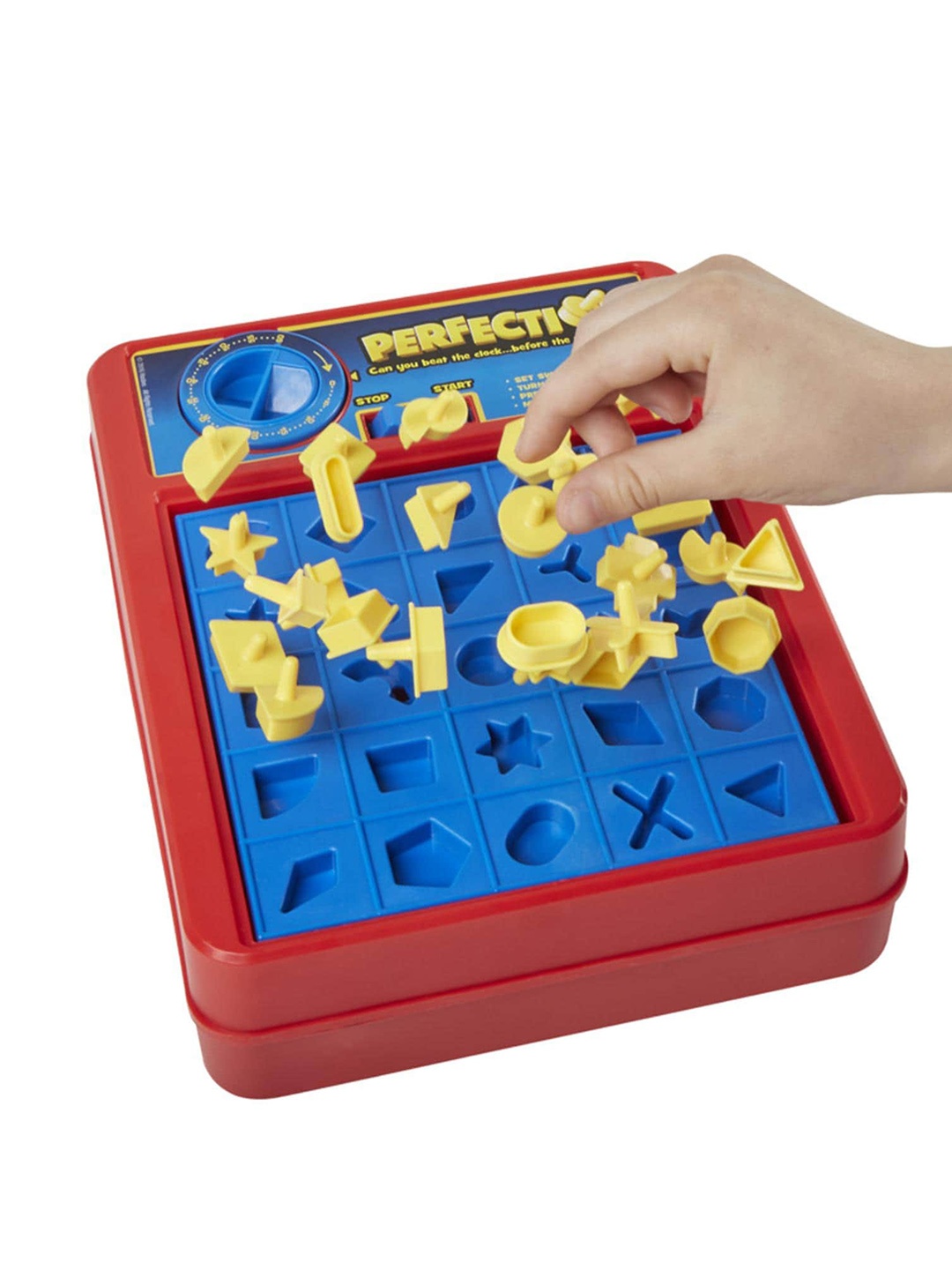 

Hasbro Gaming Kids Perfection Party & Fun Games Board Game, Blue