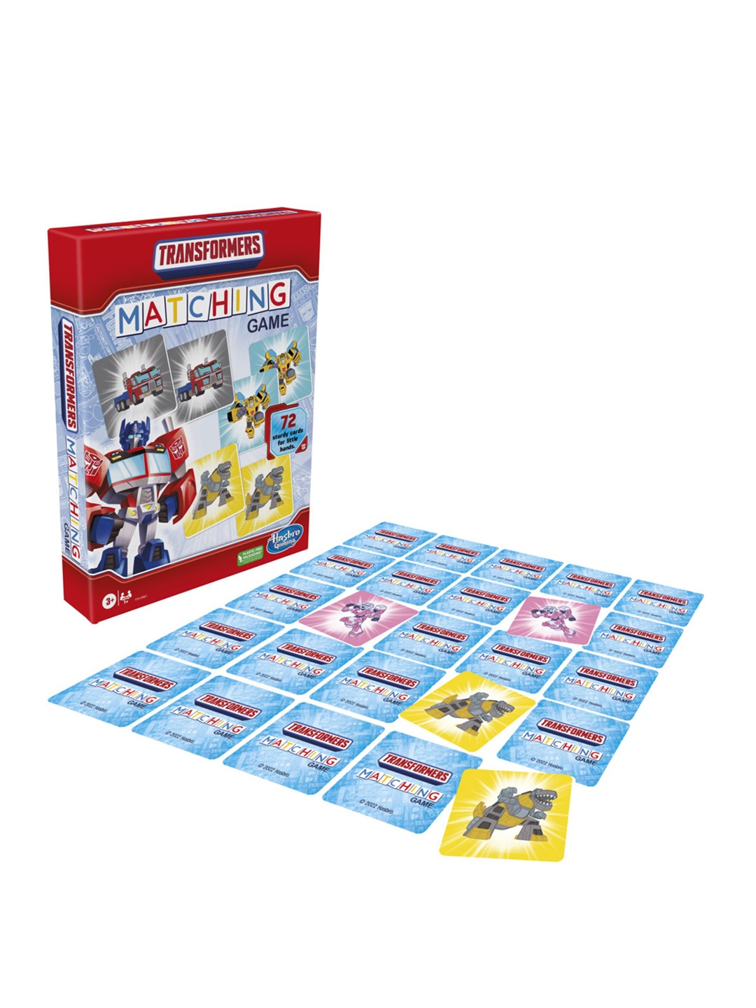 

Hasbro Gaming Kids 72 Cards Transformers Matching Game, Blue