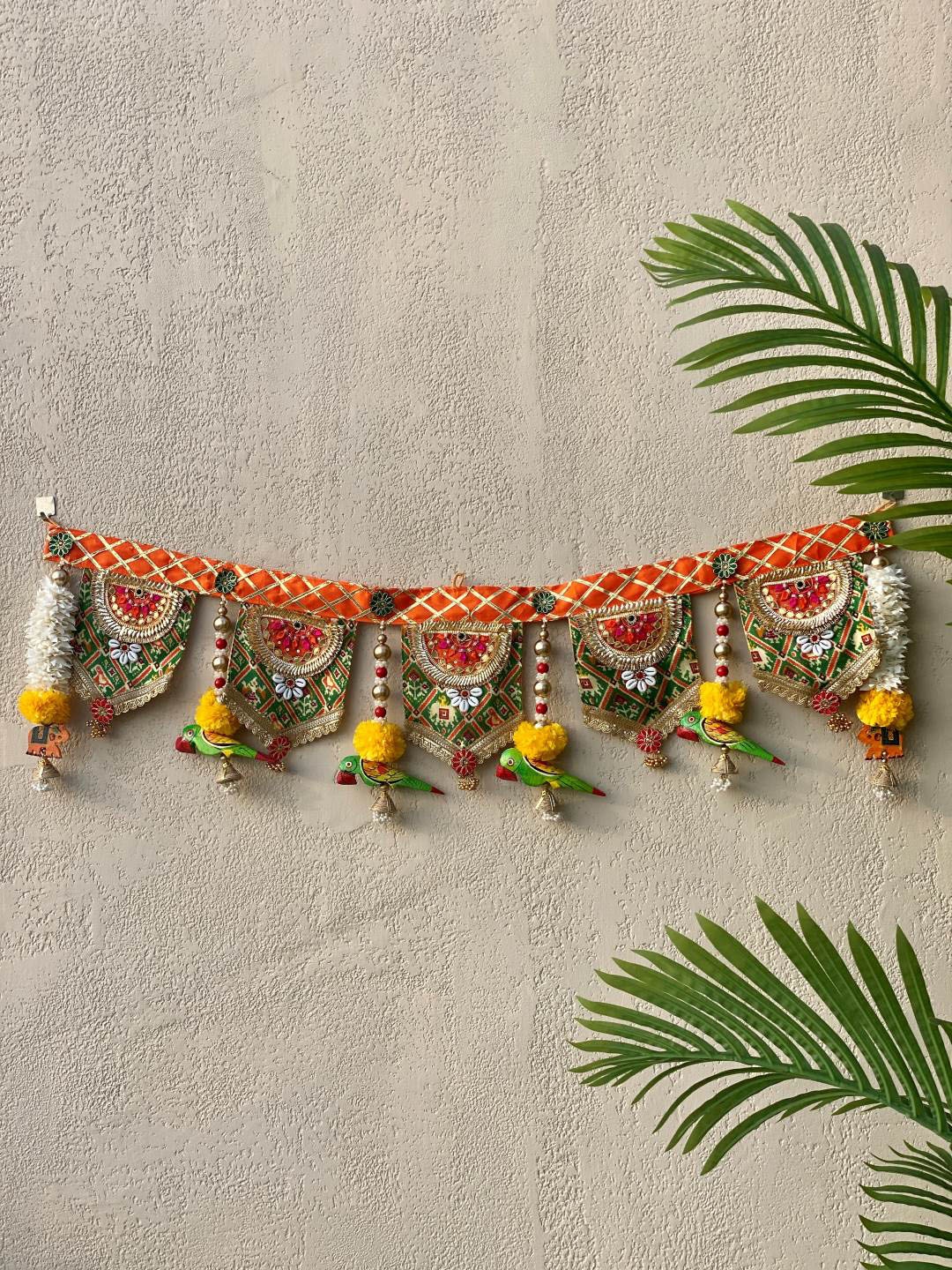 Mason Home Yellow & Orange Festive Floral Toran