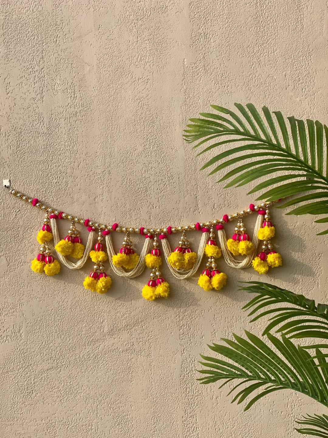 

Mason Home Yellow & Red Artificial Flower Toran