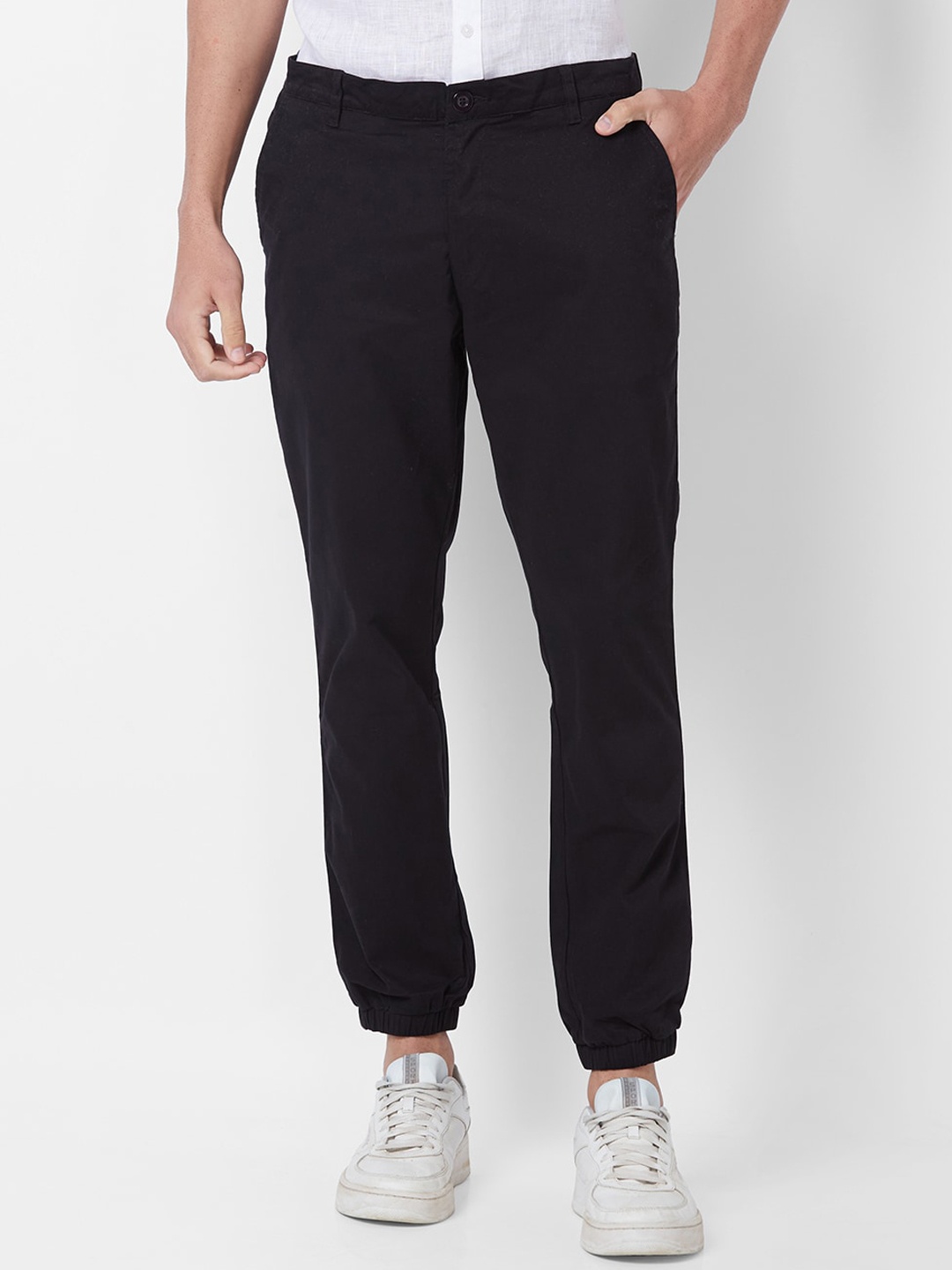 

Kenneth Cole Men Mid Rise Slim Fit Joggers, Black