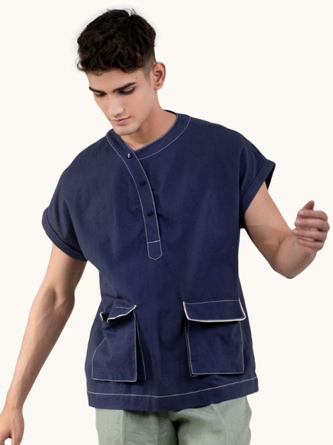

ted ferde Classic Regular Fit Opaque Casual Shirt, Blue