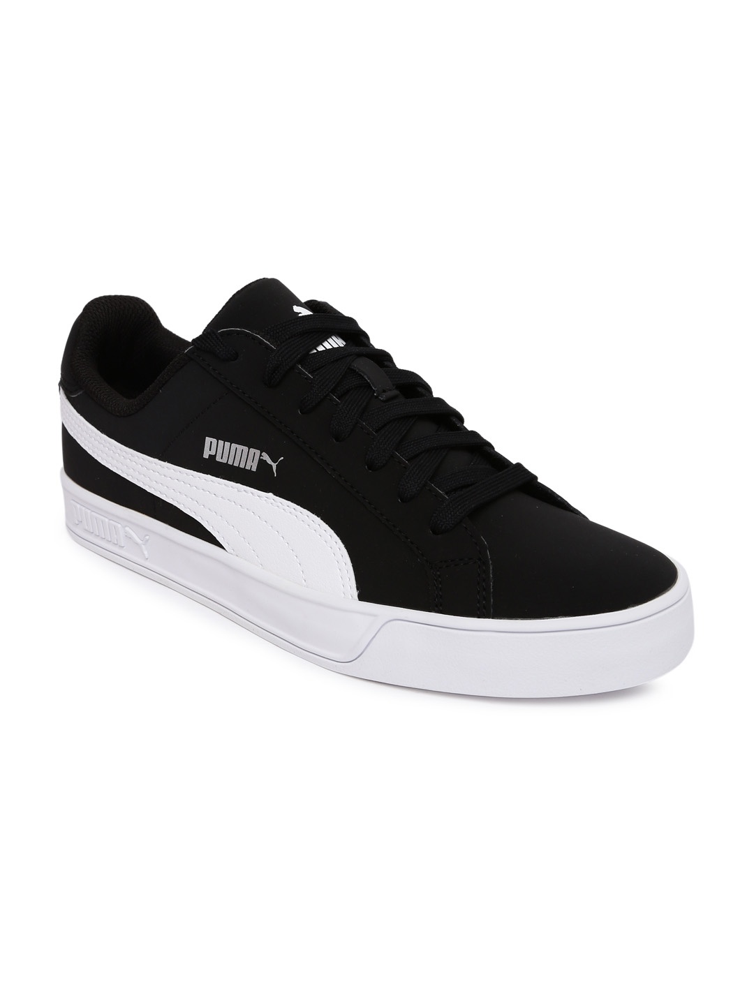 

Puma Unisex Black Smash Vulc Sneakers