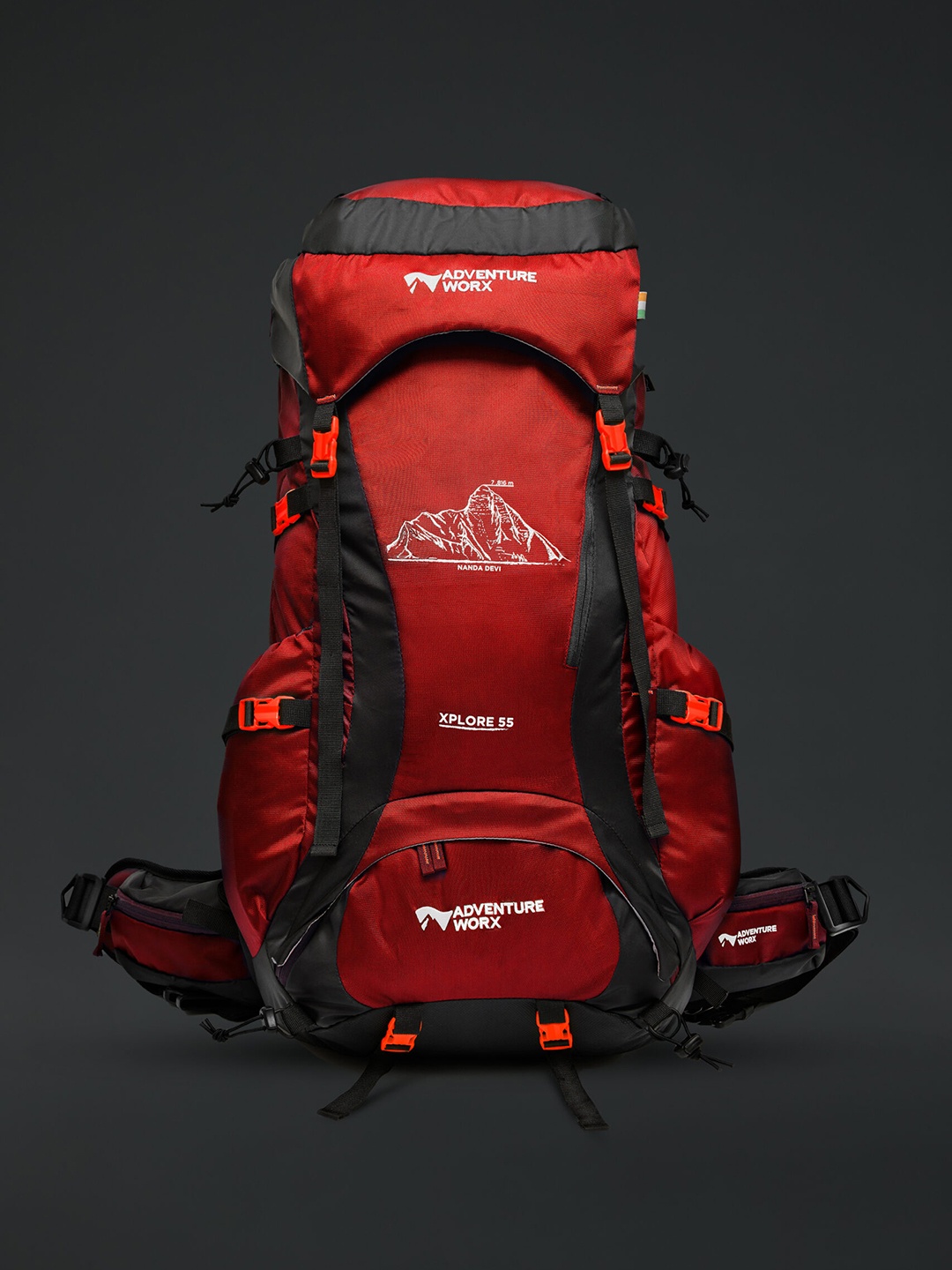 

ADVENTURE WORX Unisex Xplore 55 L Rucksack, Red