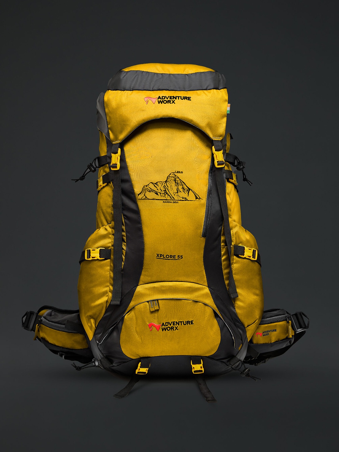 

ADVENTURE WORX Xplore 55 L Rucksack, Yellow