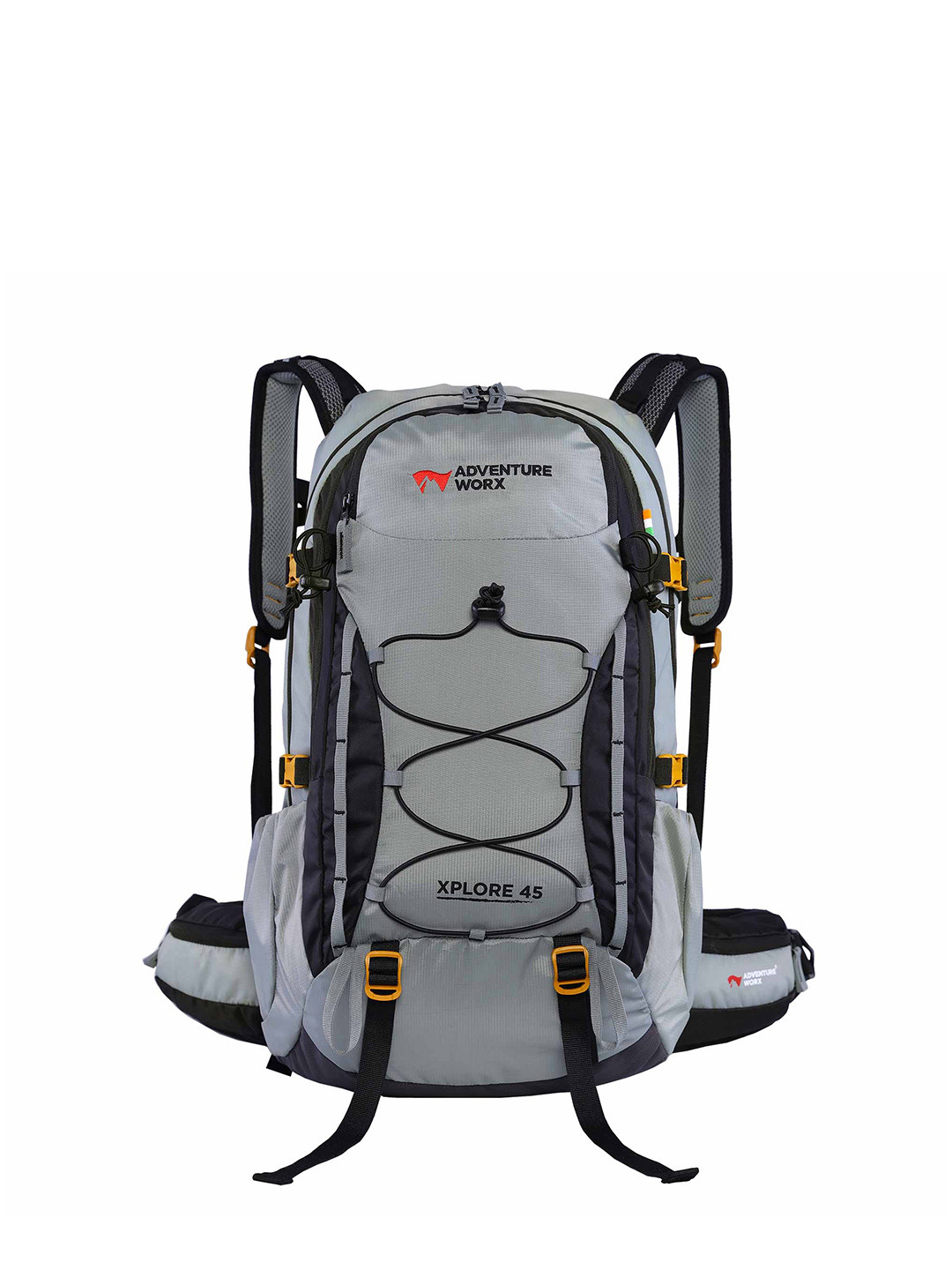 

ADVENTURE WORX Colourblocked Xplore 45 L Rucksack, Grey