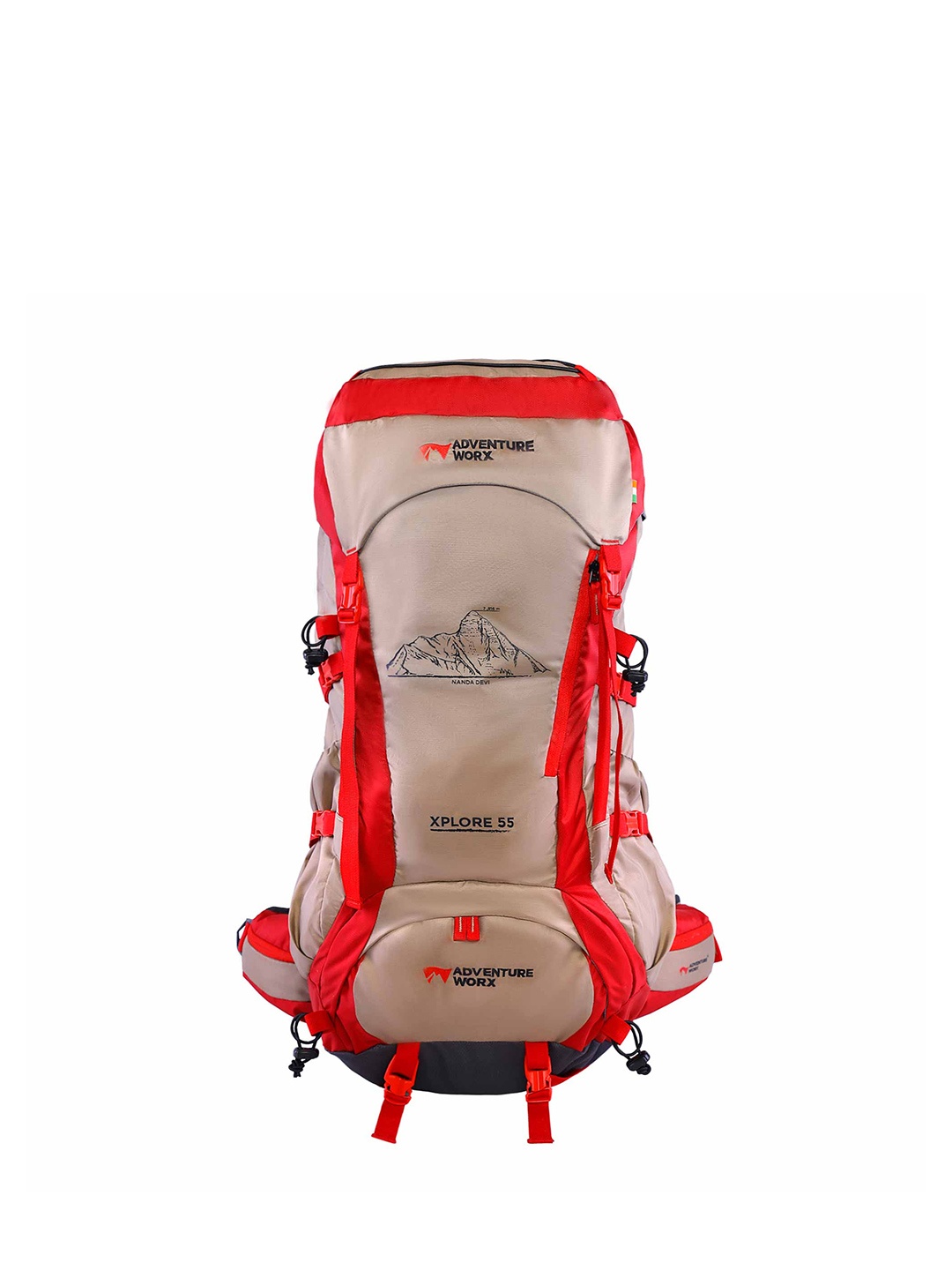 

ADVENTURE WORX Unisex Xplore 45 L Rucksack, Cream