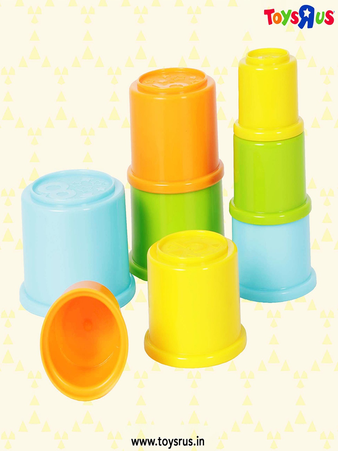 

Fisher-Price Infant Kids Stacking Cup Pre-School Toys, Yellow
