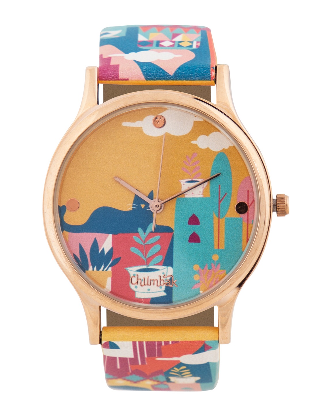 

TEAL BY CHUMBAK Women Multicoloured Analogue Watch, Multi