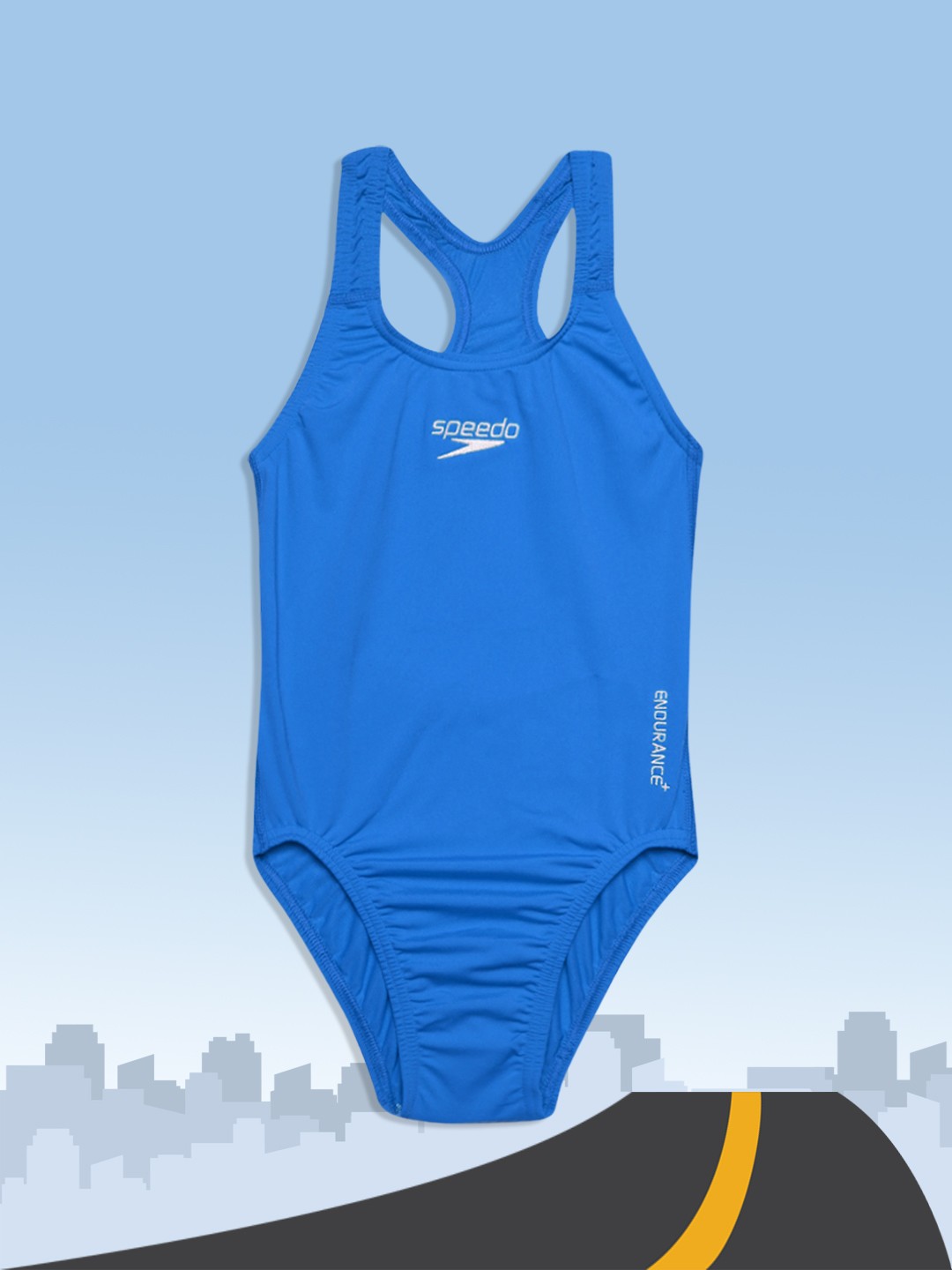 

Speedo Girls Blue Solid Bodysuit 8007282610