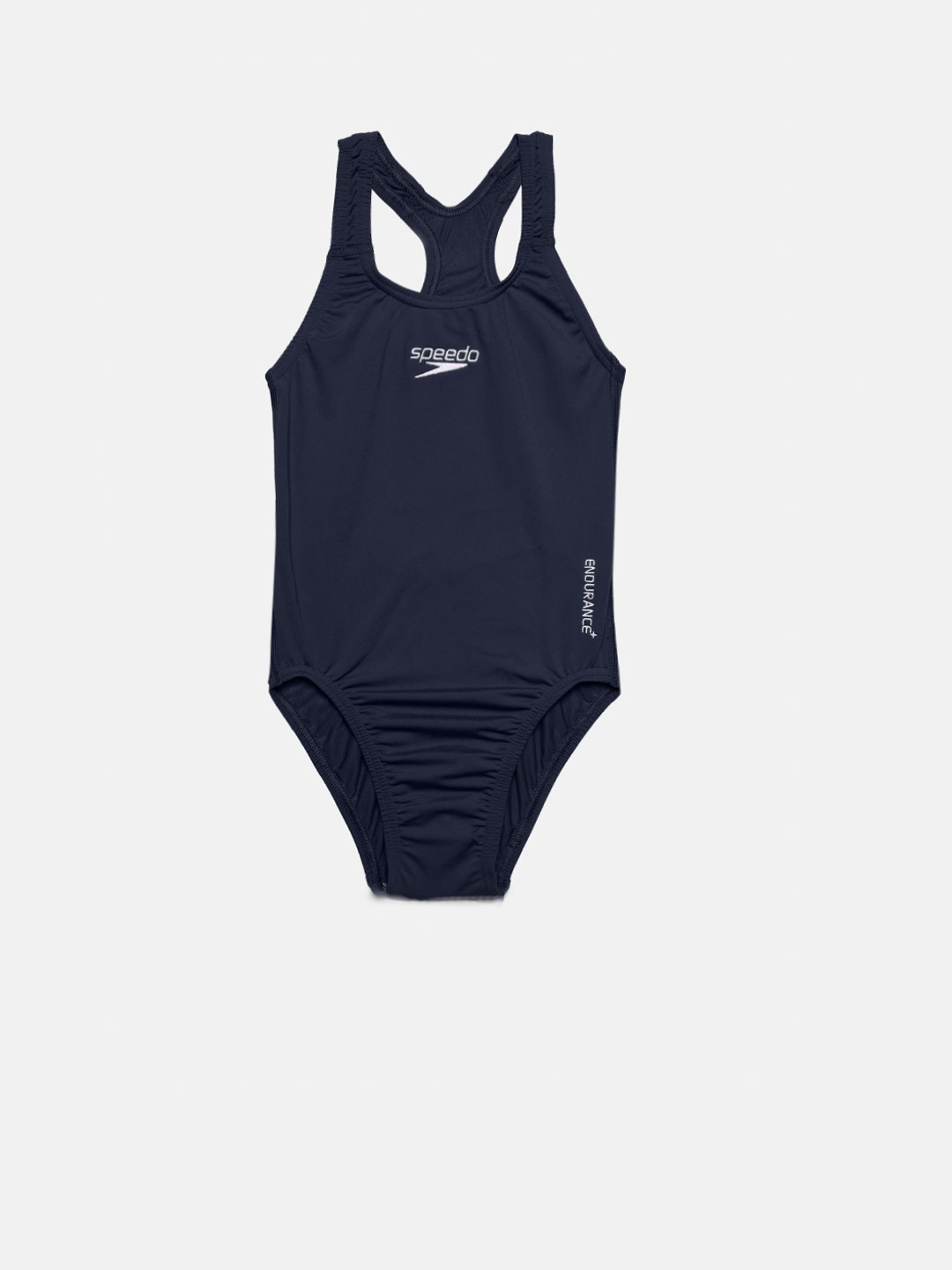 

Speedo Girls Navy Solid Swimsuit 8007287780, Navy blue