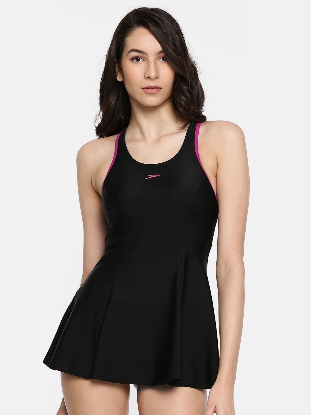 

Speedo Black Solid Swimming Dress 8028786721