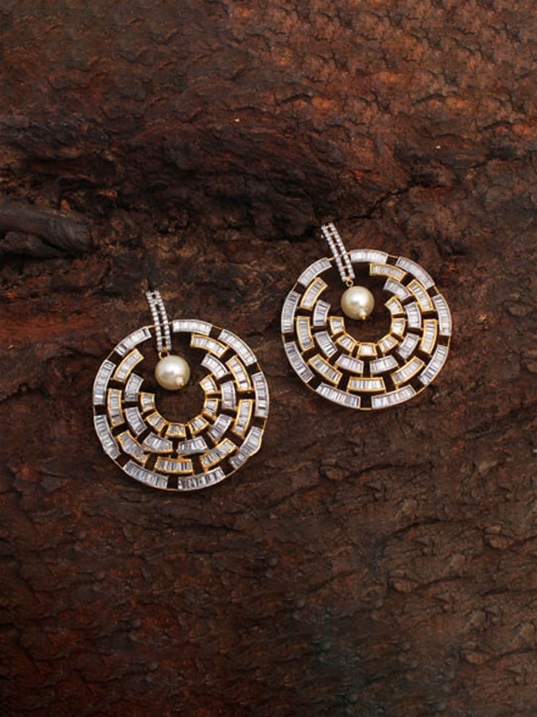 

Mirana Gold-Plated Contemporary Drop Earrings