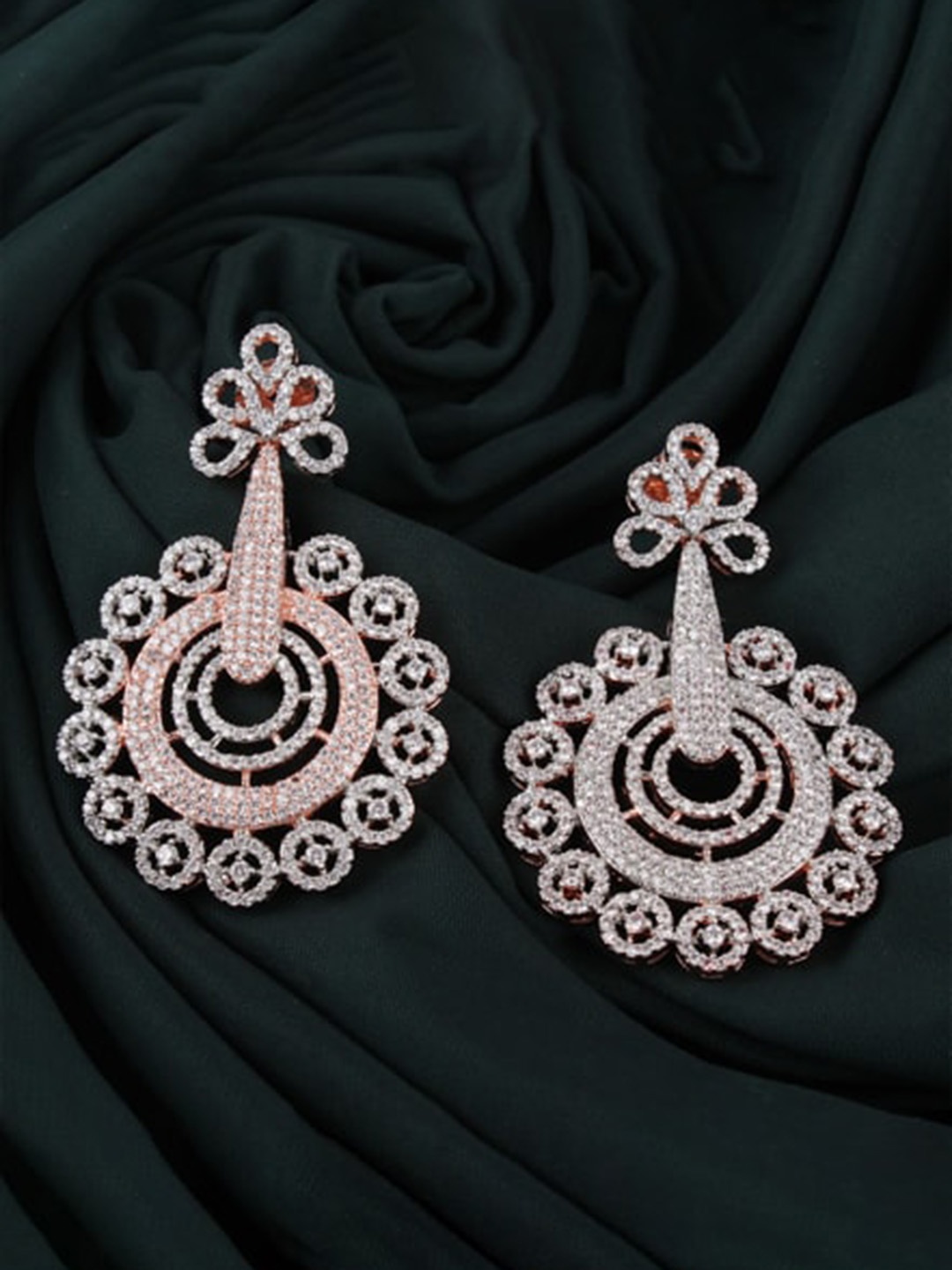 

Mirana Rose Gold-Plated Contemporary Drop Earrings