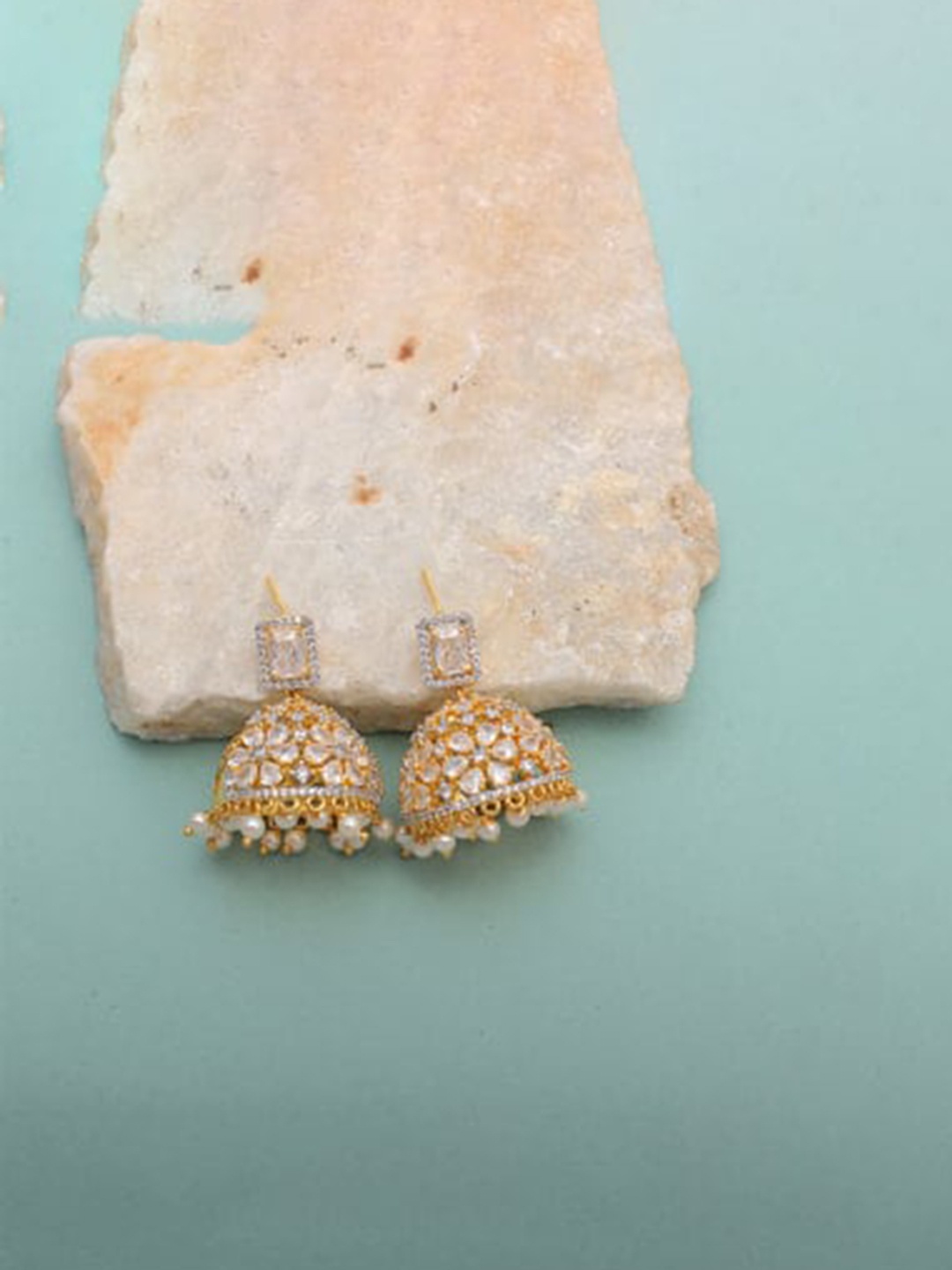 

Mirana Gold-Plated Contemporary Jhumkas