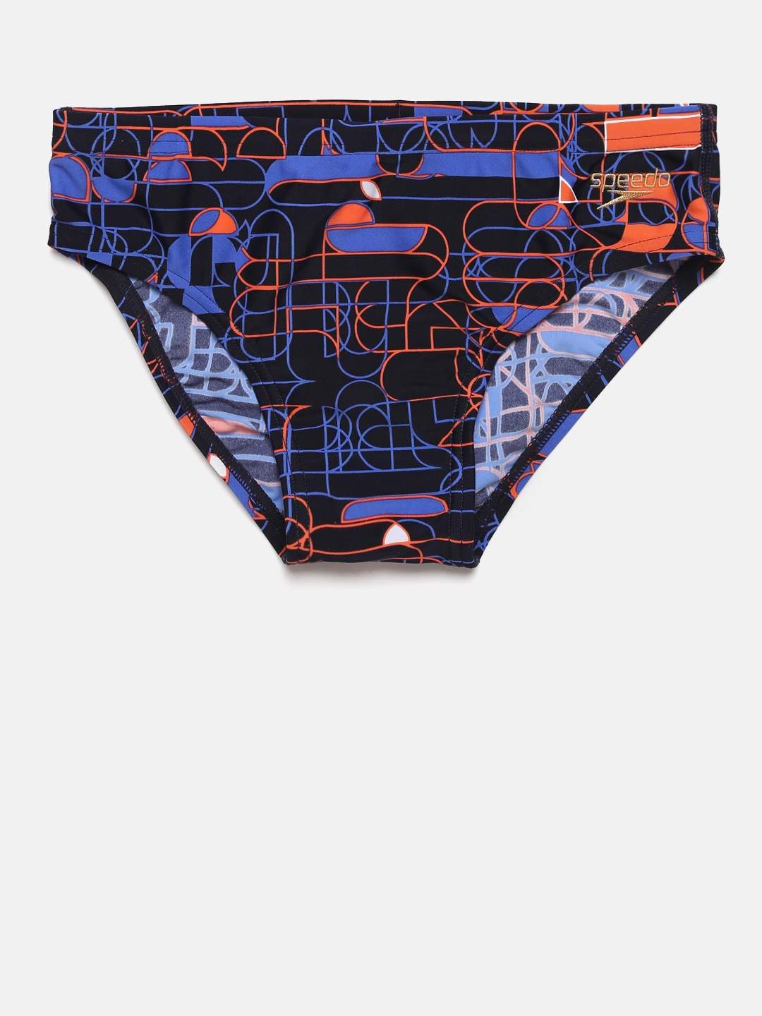

Speedo Boys Multicoloured Printed FluidBlade Allover Swimming Briefs, Multi