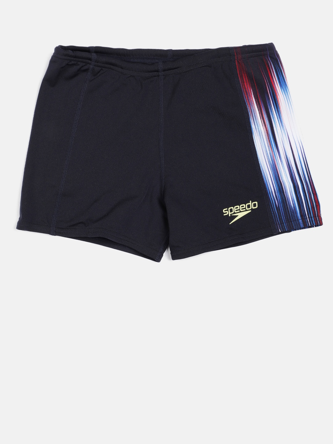 

Speedo Men Navy Blue Printed POWERSPRINT PNL ASHT V2 AM Swim Shorts 8045107874