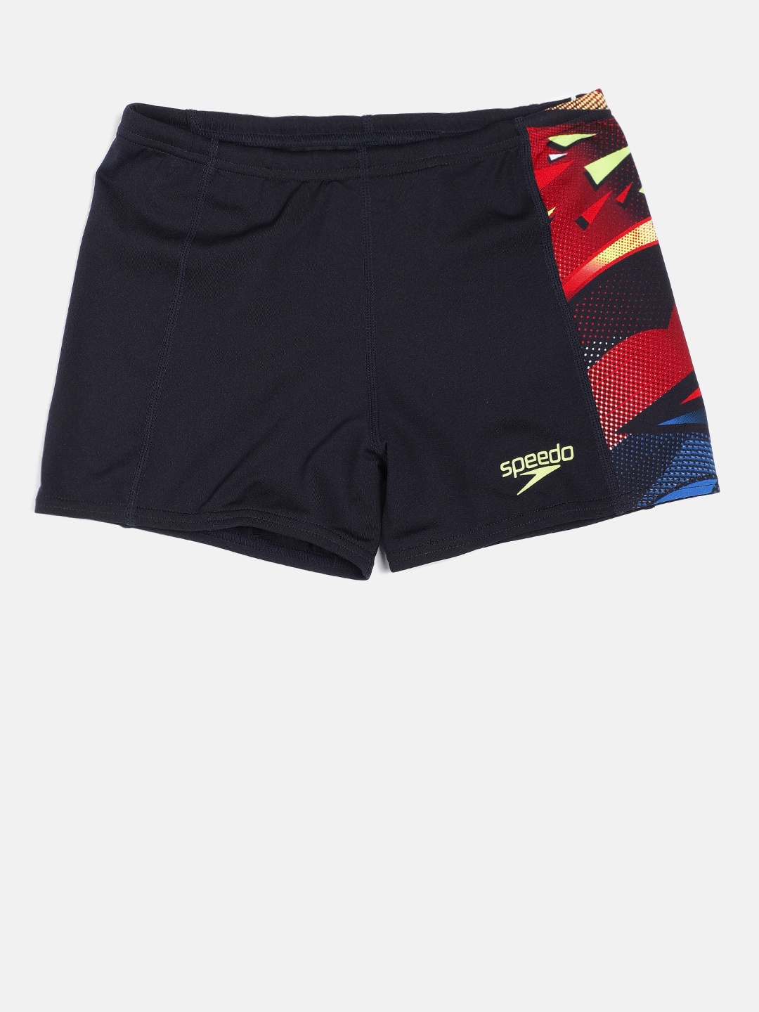 

Speedo Men Navy Blue Printed AQUATICPRO PNL ASHT V2 AM Swim Shorts 8045107875