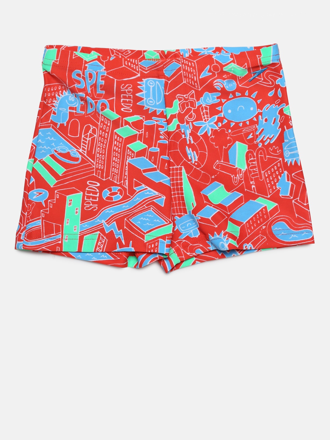 

Speedo Unisex Orange Printed Swim Shorts 8053949220