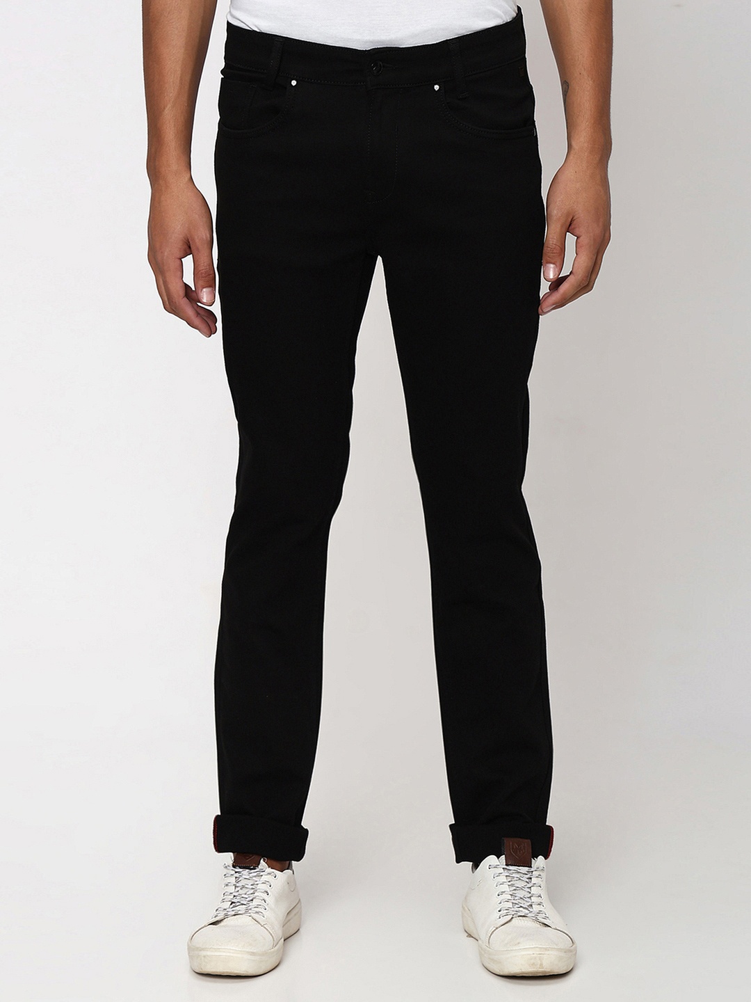 

Mufti Men Slim Fit Clean Look Stretchable Jeans, Black