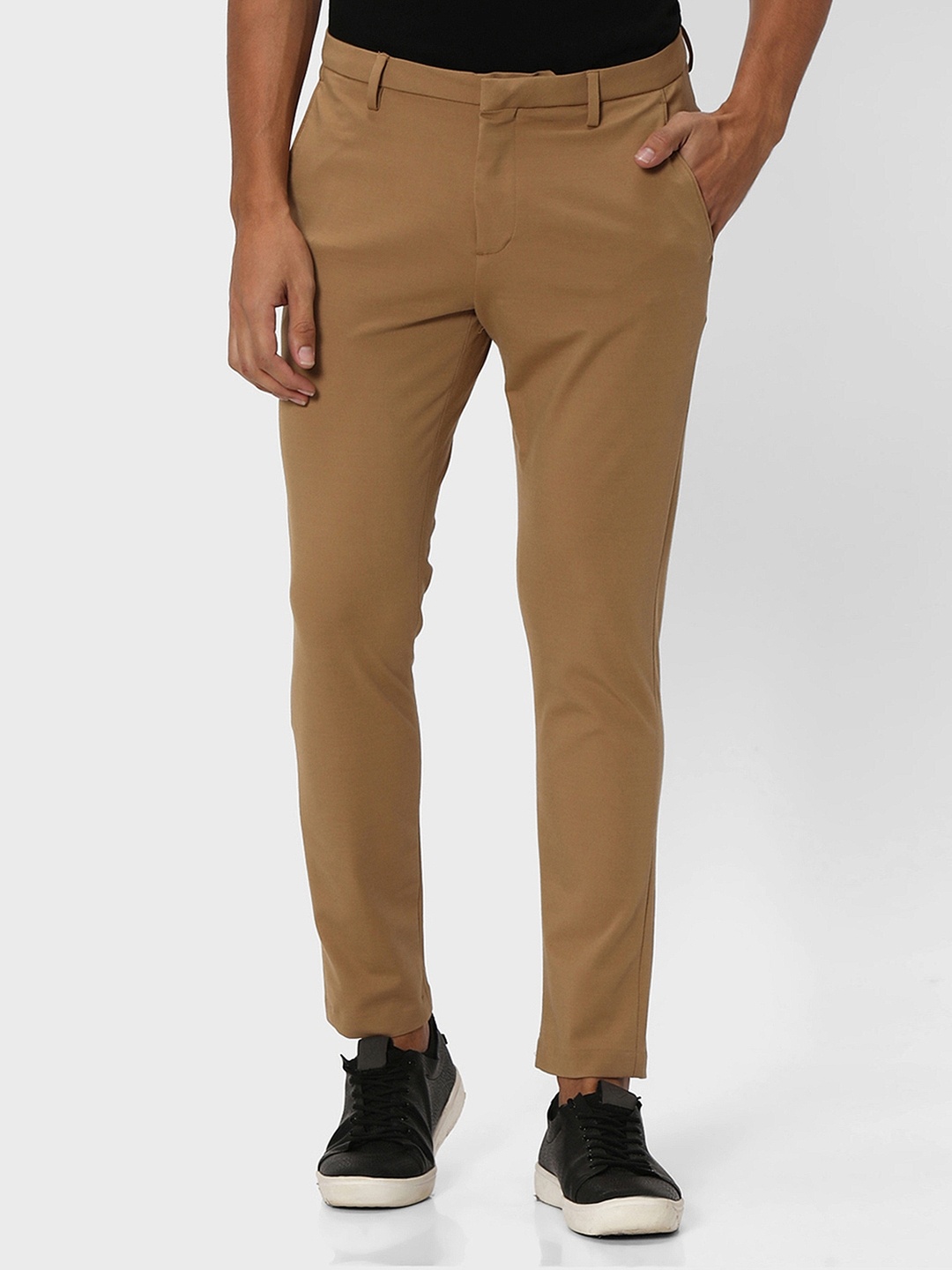 

Mufti Men Mid-Rise Tapered Fit Chinos Trousers, Khaki