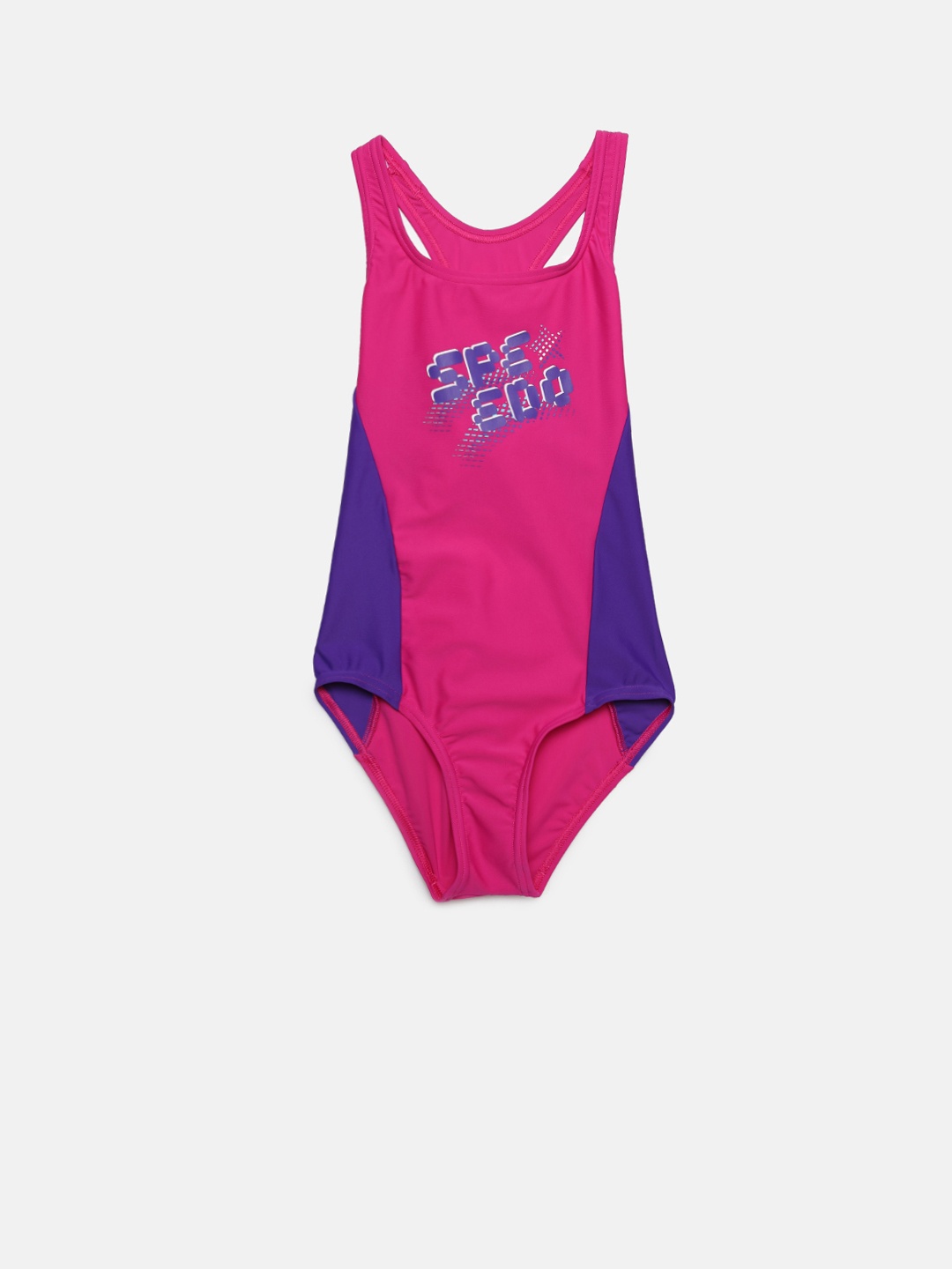 

Speedo Girls Pink & Purple Printed Bodysuit 8055147945
