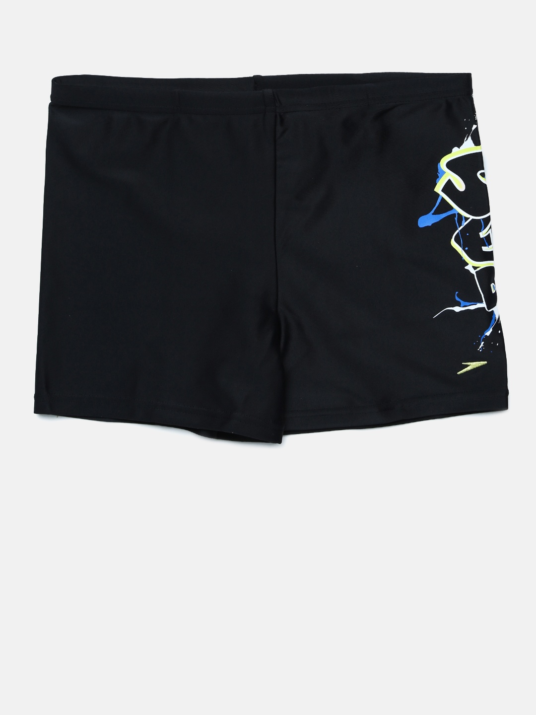

Speedo Boys Black Printed Swim Shorts
