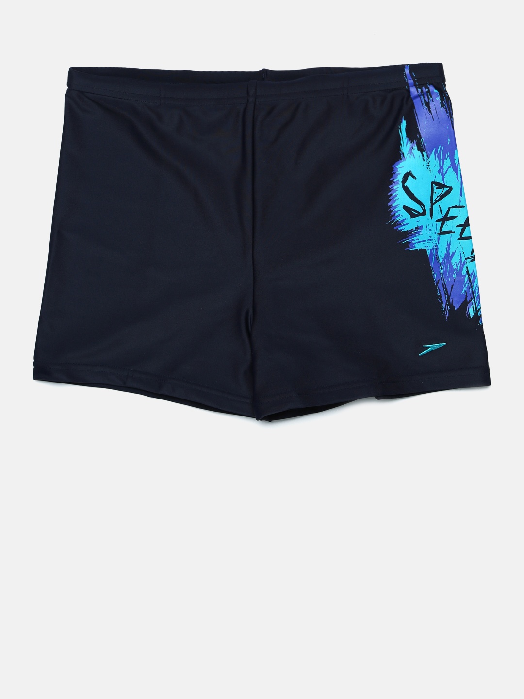 

Speedo Boys Navy Printed Swim Shorts, Navy blue