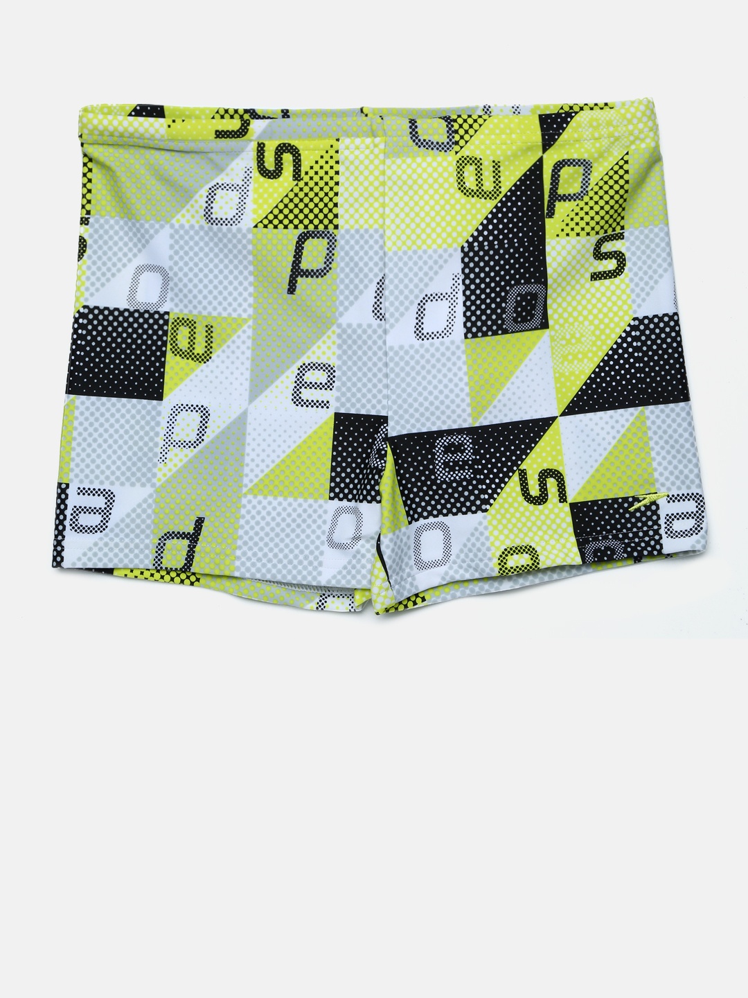 

Speedo Boys Multicoloured Printed Swim Shorts, Yellow