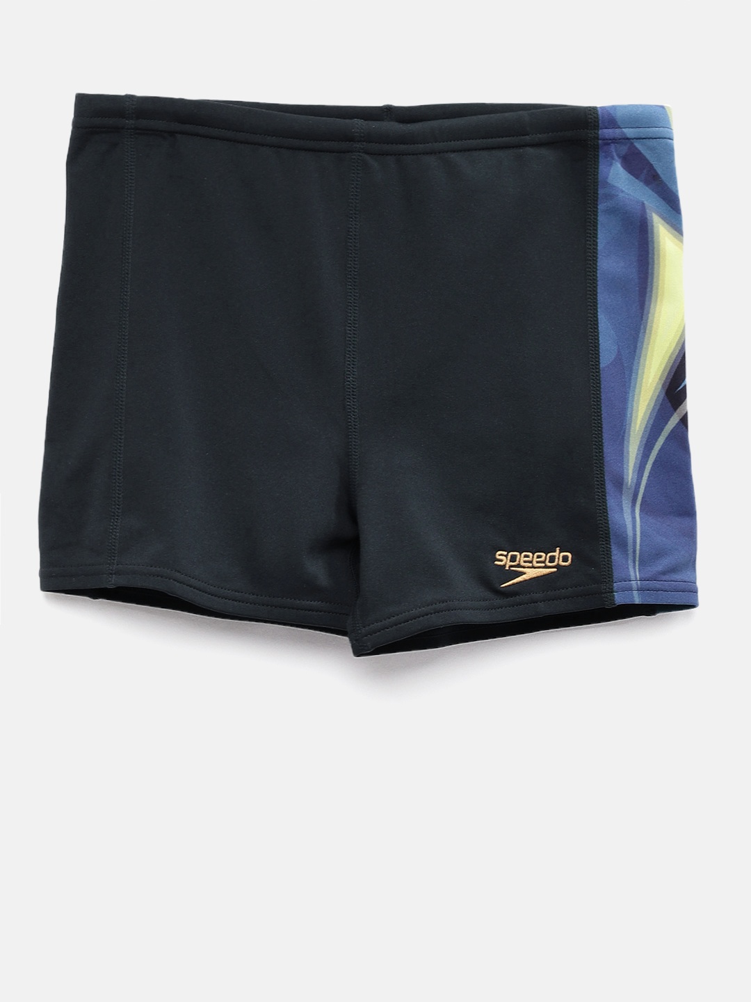 

Speedo Boys Navy Blue Printed Turboforce Swim Shorts