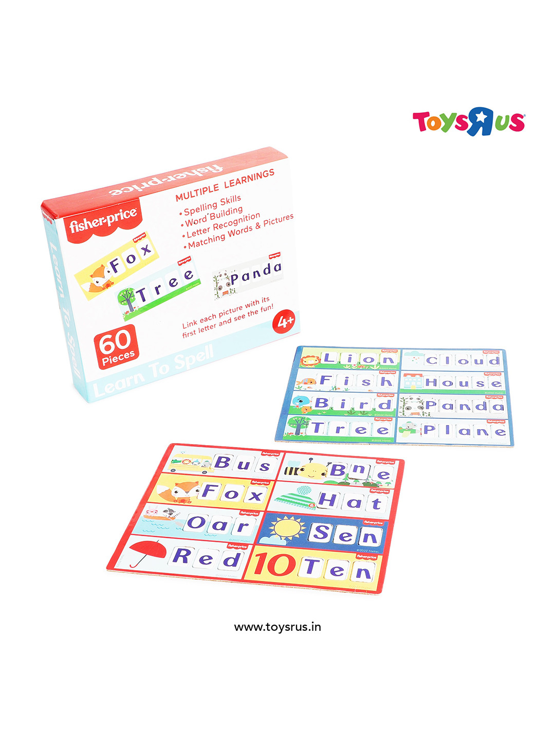 

Fisher-Price Kids 60 Pieces Spell Puzzles, White