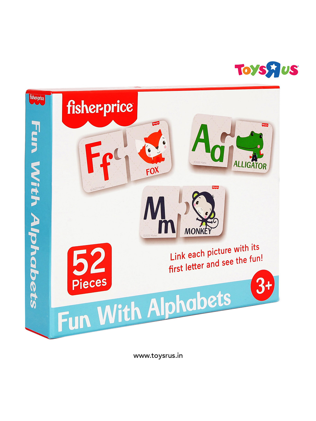 

Fisher-Price Kids Alphabet Matching Puzzles Learning & Development Toys, Red