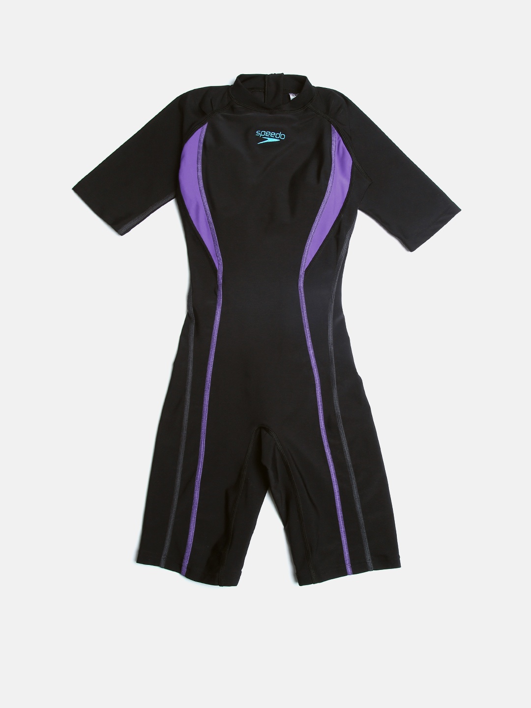 

Speedo Black & Purple Colourblocked Bodysuit 8087209186