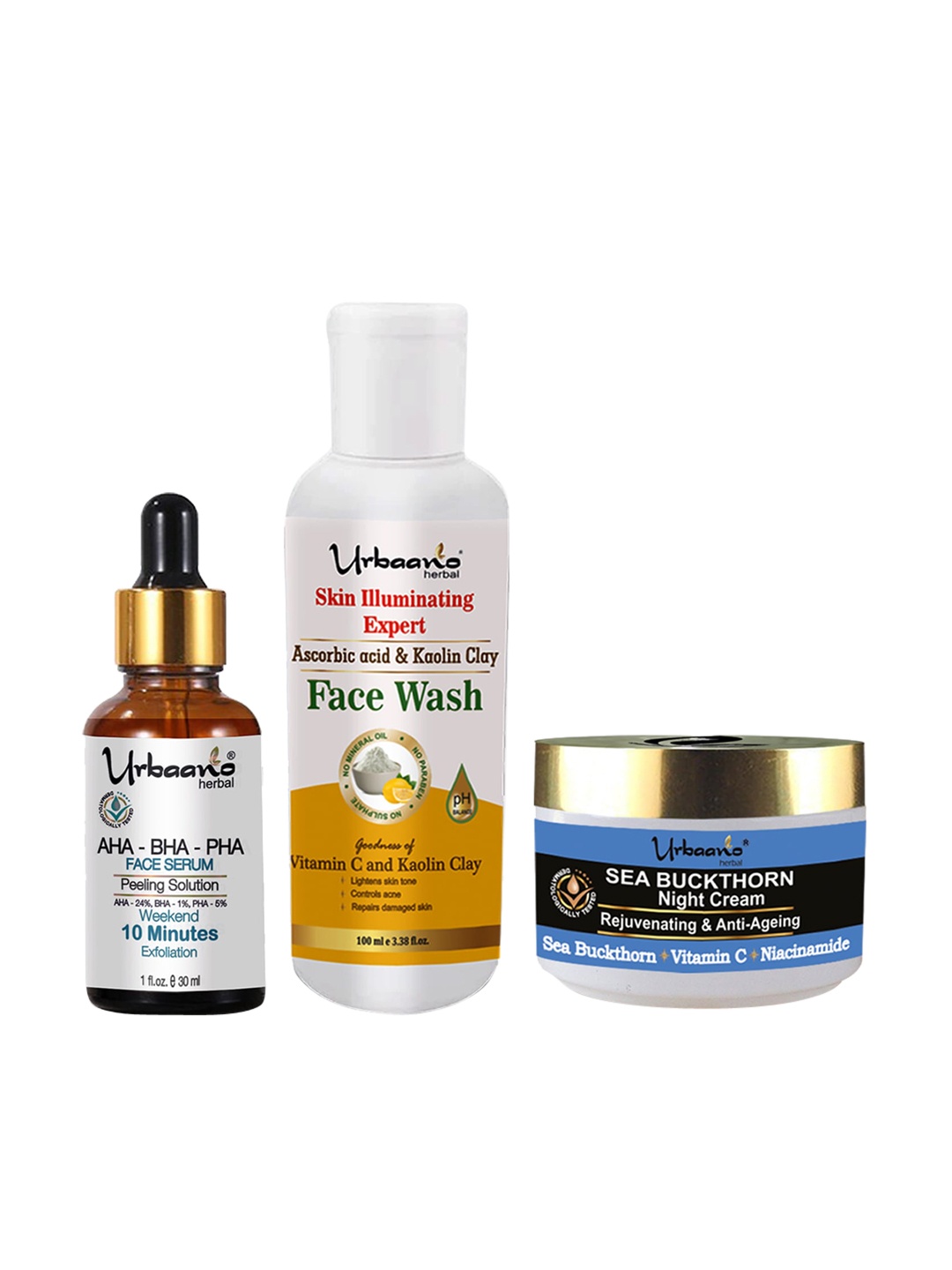 

Urbaano Herbal Nourishing Combo With Shine Night Cream, Multi