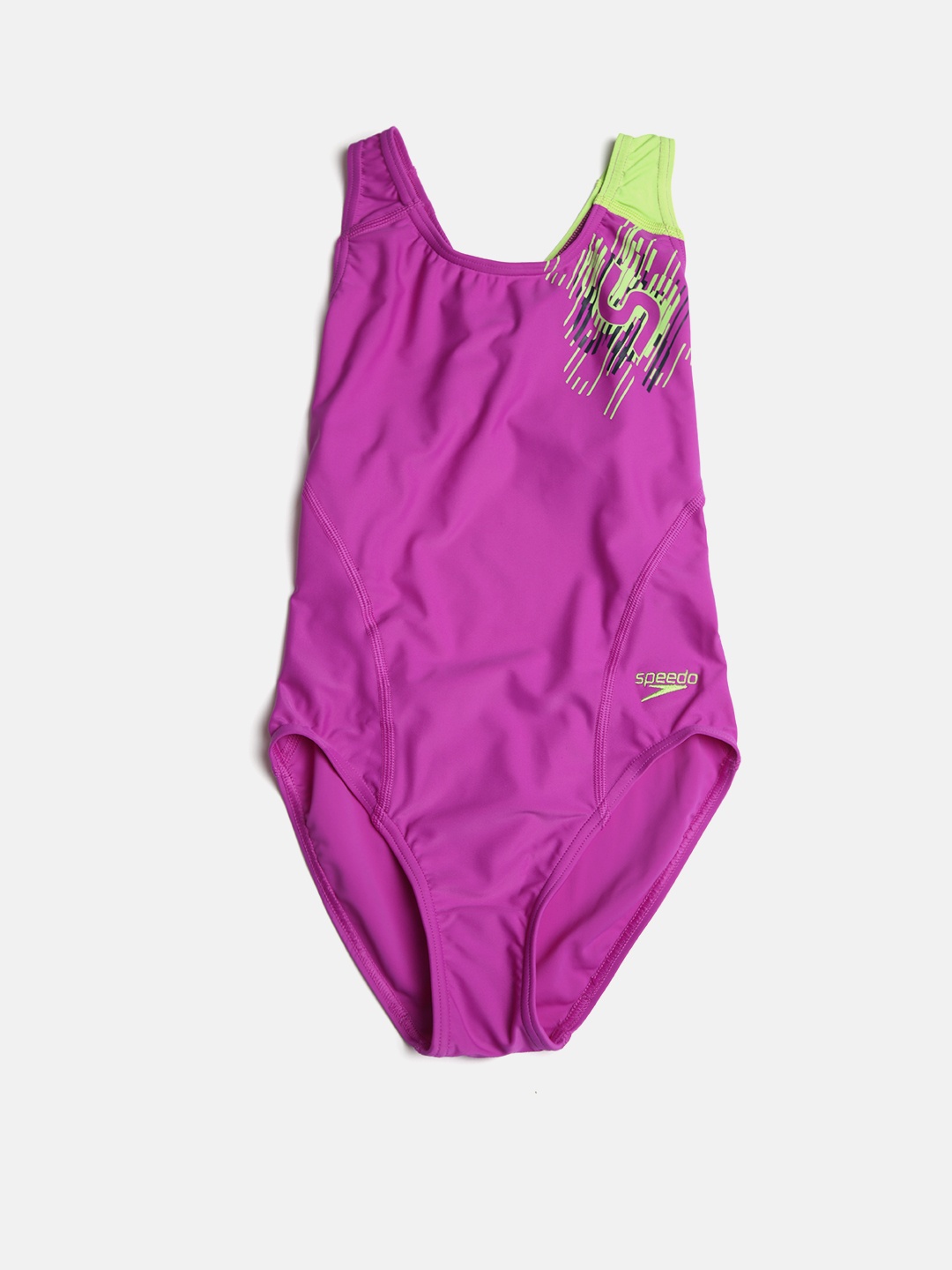 

Speedo Girls Pink Printed Detail Bodysuit 8087589000, Purple