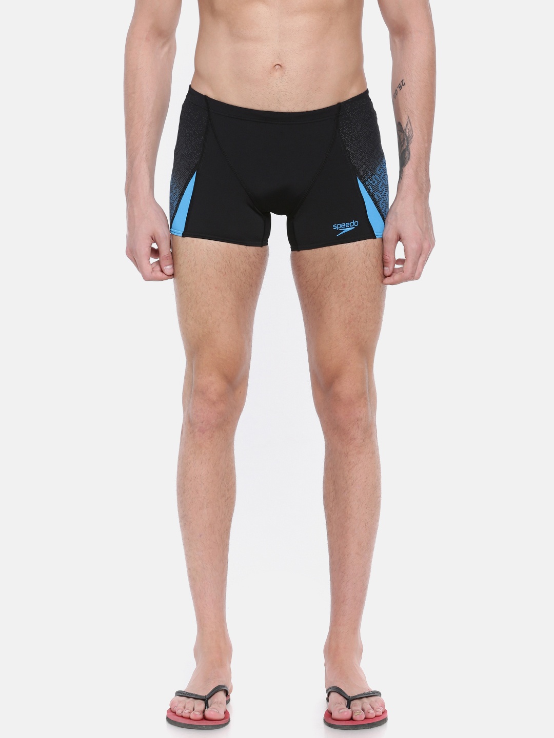 

Speedo Men Black Rapidturn Aquashort Swim Shorts 8090219001