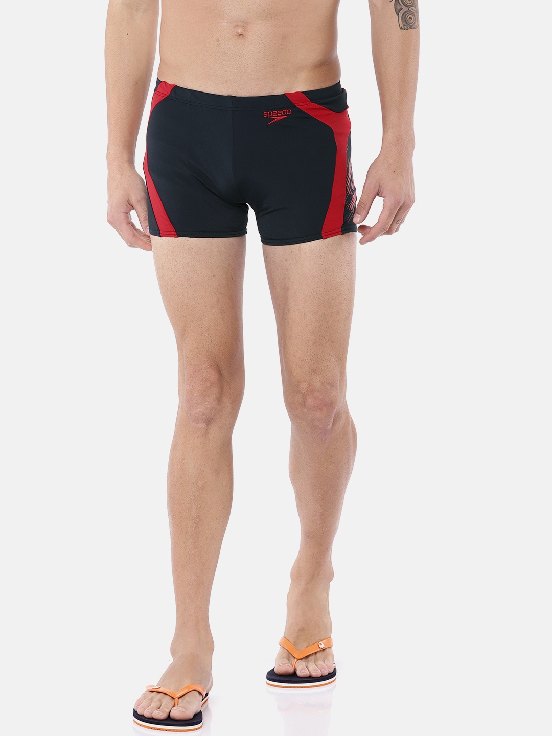 

Speedo Navy Solid Swim Bottom 8090297522, Navy blue