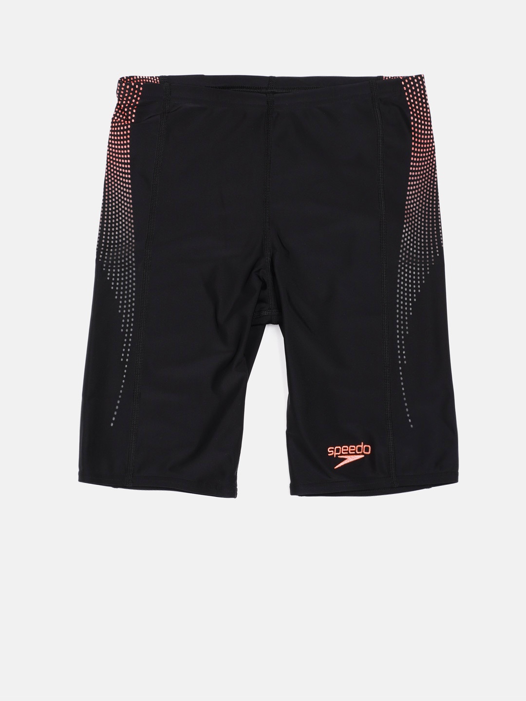 

Speedo Men Black Placement Panel Jammer Swim Shorts 804512A071