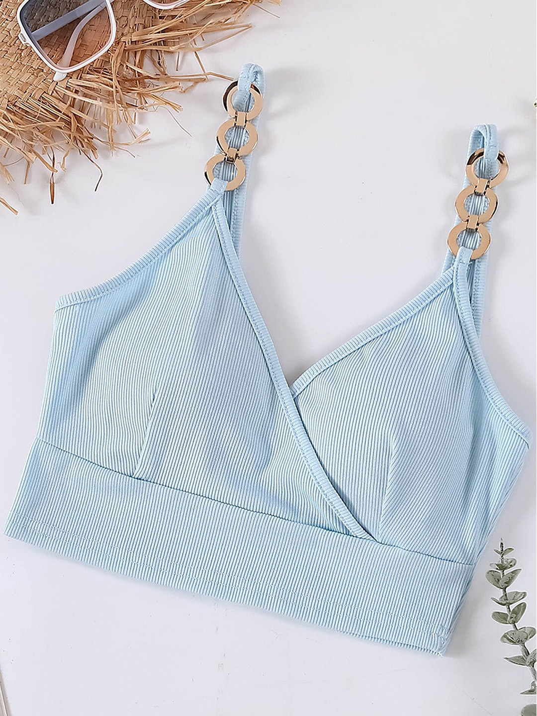 

LULU & SKY Blue Cotton Top