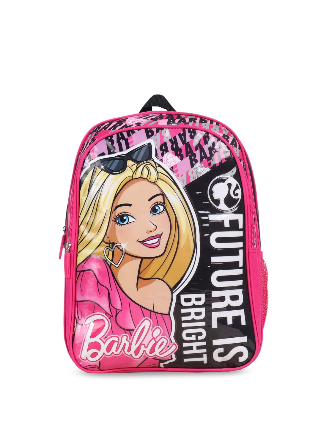

Barbie Kids Future Is Bright Printed Water Repellent Backpack Bag, Pink