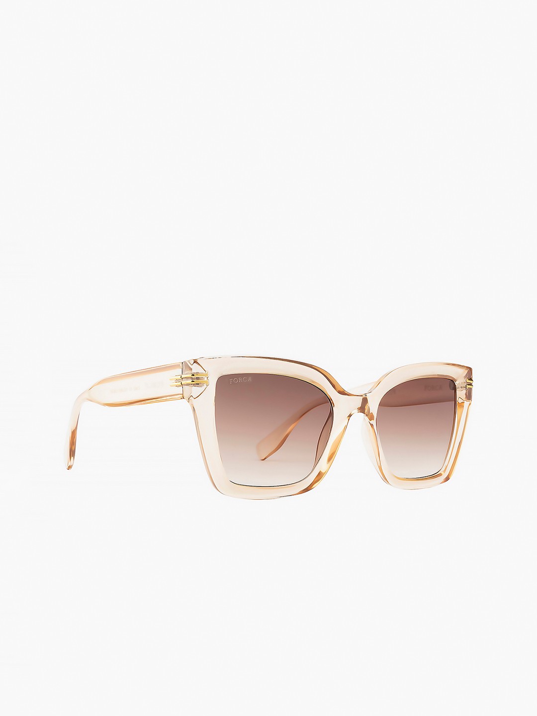 

Forca by Lifestyle Women Square Sunglasses With UV Protected Lens 1000013138003, Brown