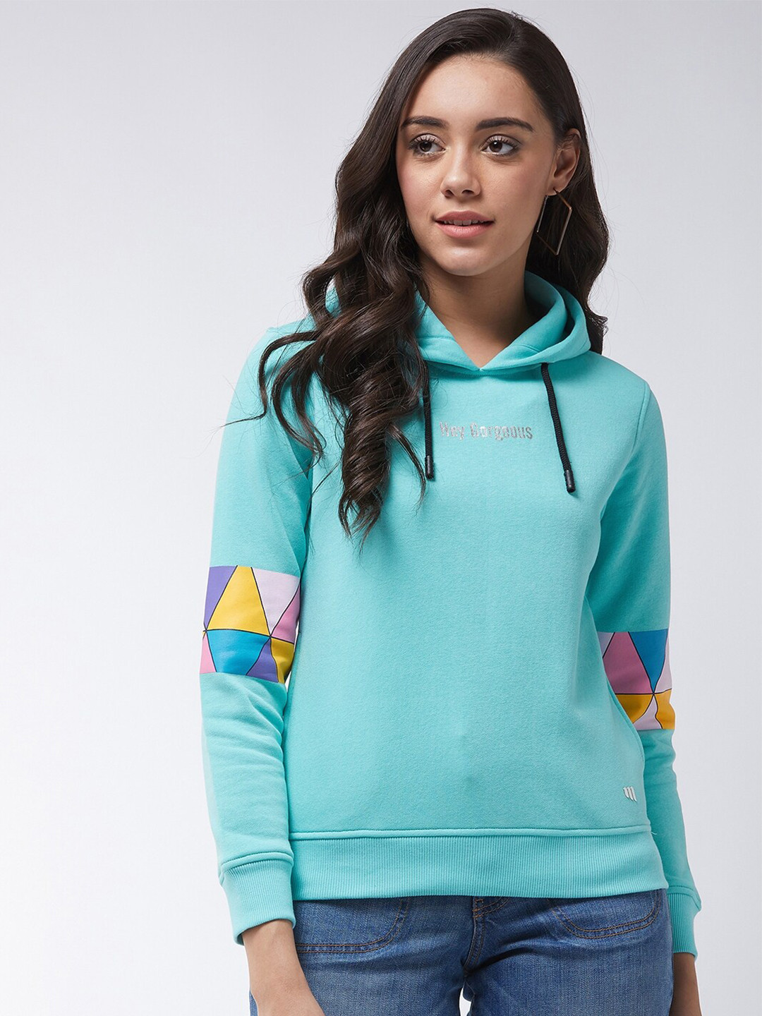 

Modeve Hooded Pullover Sweatshirt, Green