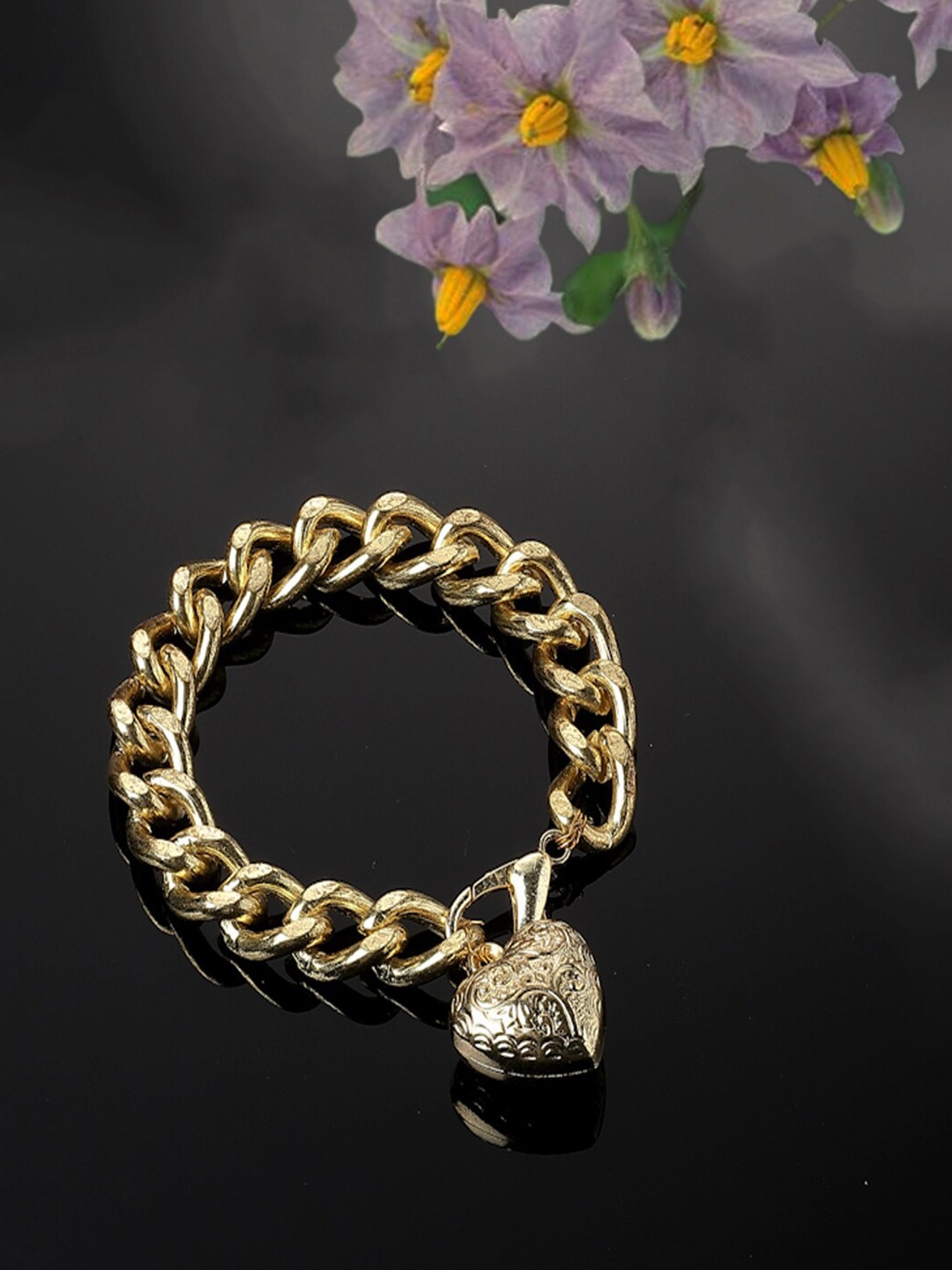 

DUGRISTYLE Women Gold-Plated Link Bracelet