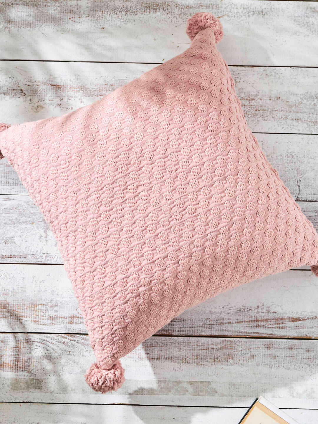 

Chumbak Pink Embroidered Cotton Square Cushion Covers