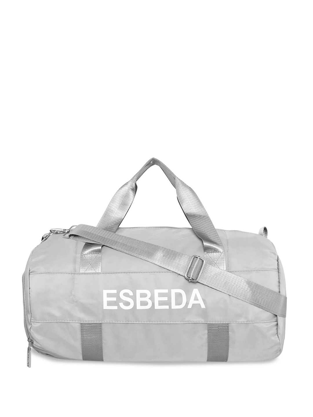 

ESBEDA Brand Logo Gym Duffel Bag, Grey