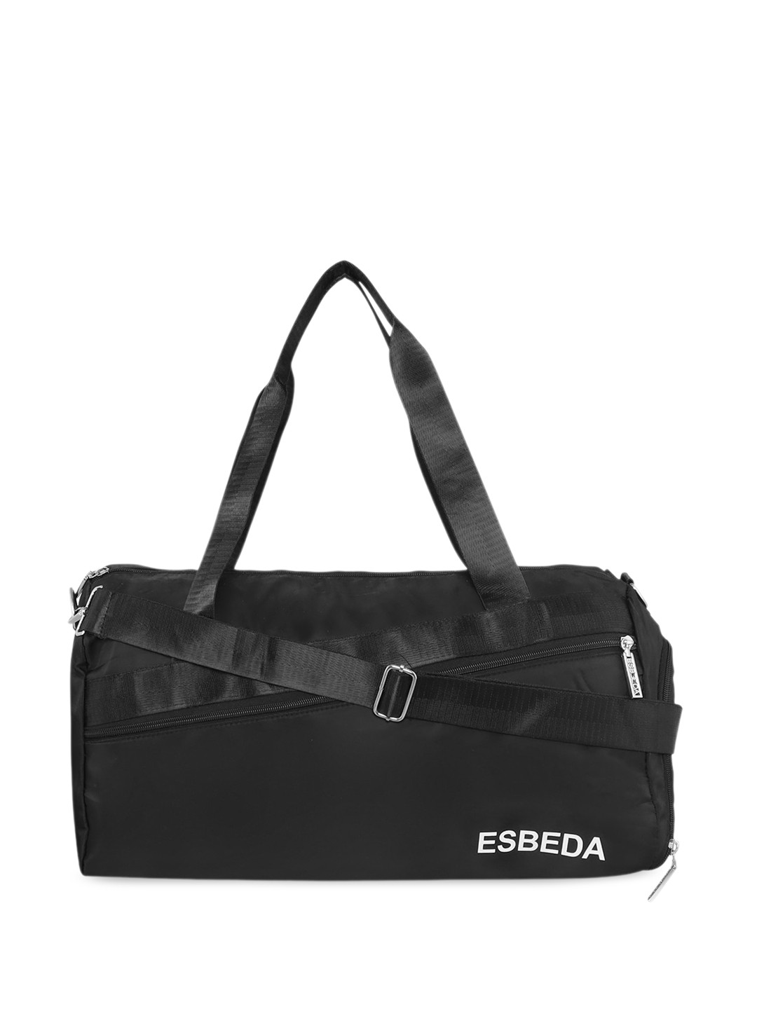 

ESBEDA Brand Logo Sports Duffel Bag, Black