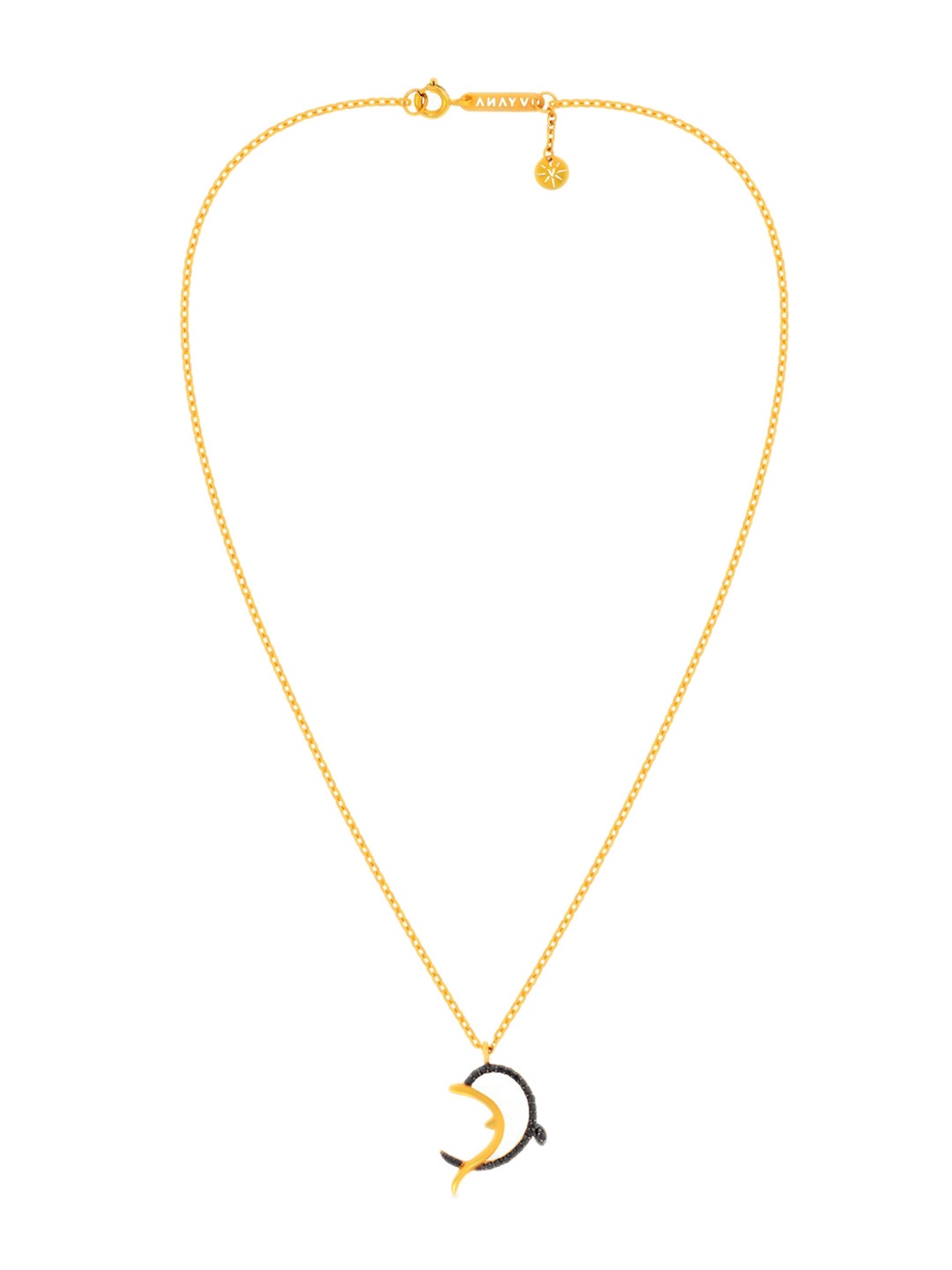 

BHIMA 22K Hallmark 916 Purity Yellow Gold Stone Pendant Necklace