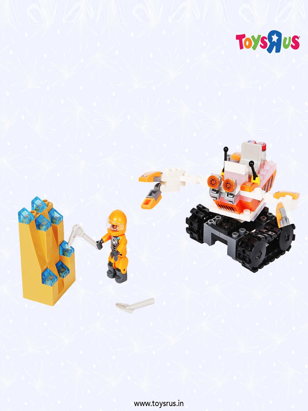 

Laser Pegs Kids Mars X-Rover Model Making Set, Yellow