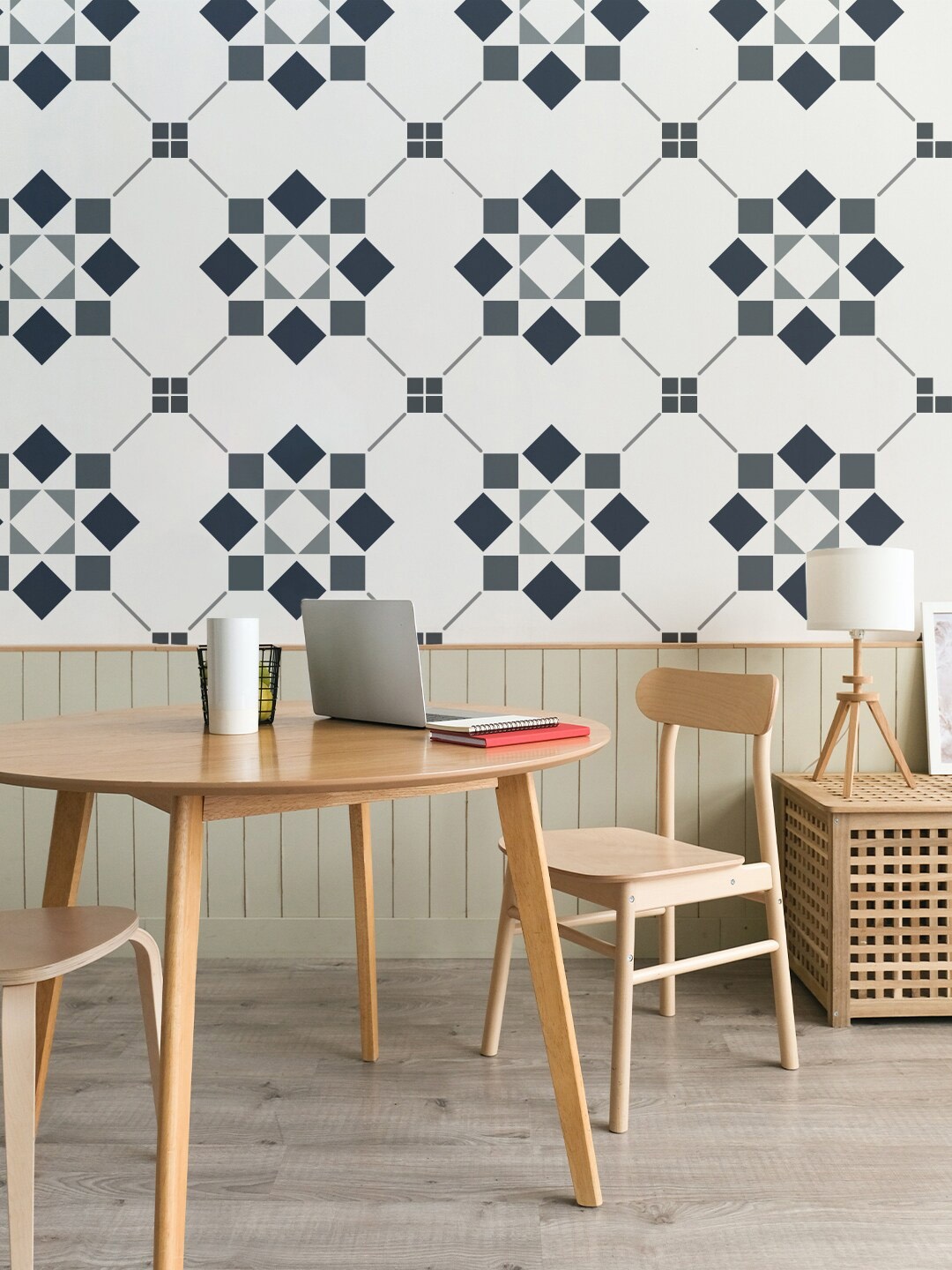 

KAYRA DECOR White Willow Moonshine Design Painting Stencils