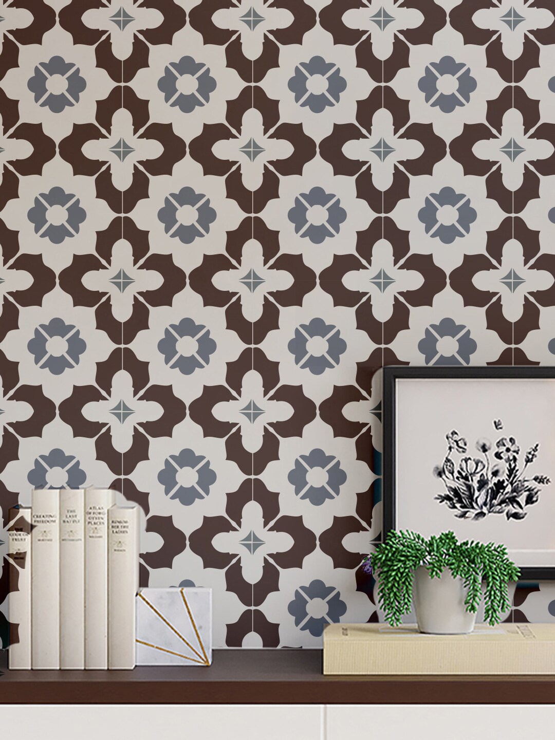 

KAYRA DECOR White Moroccan Wall Stencils